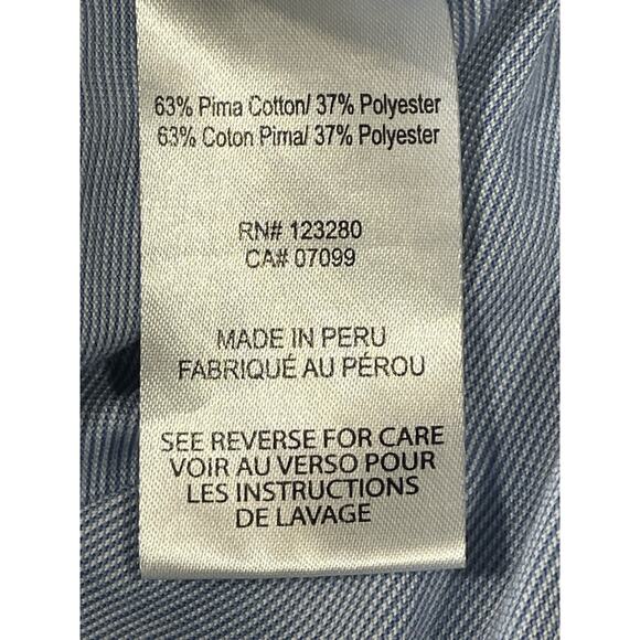 Travis Mathew Polo Shirt Men’s Size XL Blue Golf Pullover Stretch Cotton Blend - Picture 6 of 7